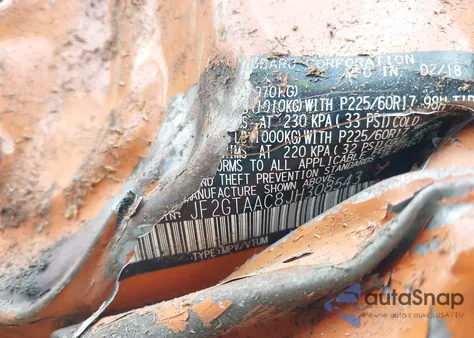 2018 Subaru Crosstrek из США, поврежденный, VIN JF2GTAAC8JH308543